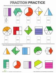 Second Grade Fractions Worksheets Fraction Review Worksheet Fractions Worksheets Math Fractions Worksheets 2nd Grade Math Worksheets