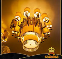 Chinese Traditional Style Hotel Restaurant Fabric Chandelier(KA234)