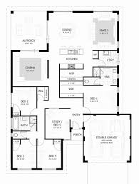 Floor Plans For A 4 Bedroom 2 Bath House Floor Plan Design Free House Plans Four Bedroom House Plans