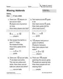 Students have spent several weeks this year learning how to add and subtract using part, part, whole charts, number bonds, and word problems. Missing Addend Word Problems Lesson Plans Worksheets