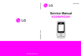 LG KG290 KG291 SM Service Manual ...