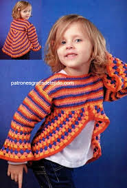 Colección de videos paso a paso de como realizar lindos puntos en crochet. Patrones De Sueter Para Nenas A Crochet Patrones Y Moldes Con Explicacion