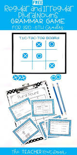 This Free Regular And Irregular Plural Nouns Grammar Game Will Give Your Students An Engaging Way To Practice Identifying Correctly Written Plura Nomen Im Plural