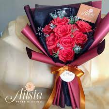Mengirimkan ke seluruh jakarta, tangerang, serpong, karawaci, depok, bekasi , bogor. Rose Bouquet Buket Bunga Mawar Buket Wisuda Hadiah Pacar Ultah Bunga Kertas Artifisial Shopee Indonesia