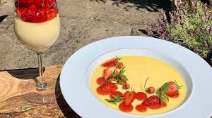 Cut thin rings of the onion and cook in a skillet in 2 tablespoons of the olive. James Martin S Lemon Posset Summer Pudding This Morning