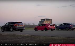 Maybe you would like to learn more about one of these? Video Of The Day Audi E Tron Vs Honda Civic Type R Vs Bmw X4 M40d Drag Race Audi Club North America