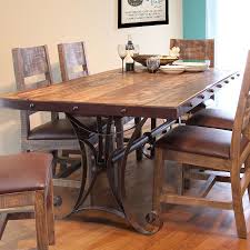 Set of 4 carved quarter sawn oak antique dining chairs, leather seats #37656. Antique Rectangular Dining Table W Iron Base Ifd Furniture Furniture Cart
