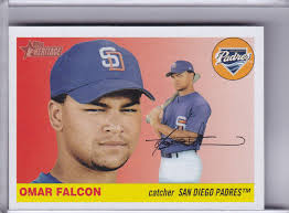 2004 TOPPS HERITAGE #421 OMAR FALCON SHORT PRINT SP