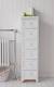 White Narrow Drawers