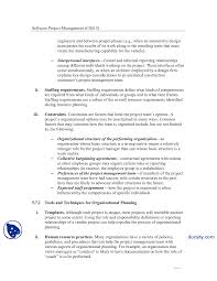 Maintaining documentation in project helps you to remember every minute detail about your project such as your mission and vision, goals and objectives, processes to be used, final product or service to be delivered, resources to be collected, technical help required. Organization Organizational Planning Software Project Management Lecture Notes Docsity