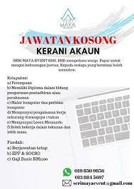 Pelbagai kerja kosong swasta, part time, freelance, full time & internship terkini. Kerja Kosong Sabah 2019 Kerani Akaun Papar Jawatan Kosong Terkini Negeri Sabah