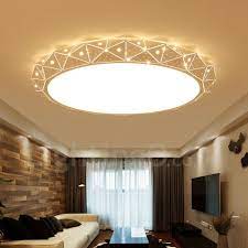 Modern Contemporary Led Integrated Dining Room Bed Room Flush Mount Lightingo Co Uk Ceiling Lamps Living Room Living Room Warm Bedroom Ceiling Light