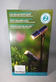 Smartyard By Alpan 2 Pack Led Solar Spotlight Alpan Solar Spot Lights Solar Led Solar Powered Lights