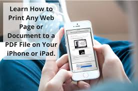 It is more than just a photo to pdf app and won't just convert your images into pdf format, and it can also aid you in reading, editing, and annotating. How To Print To Pdf From Almost Any App On Your Iphone Or Ipad