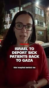 Israel to deport sick patients back to Gaza