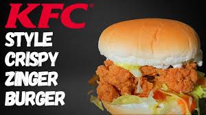 Find thousands of urdu recipes online. Kfc Style Crispy Chicken Burger Zinger Burger Homemade Zinger Burger Kfc Fried Chicken Recipe Youtube