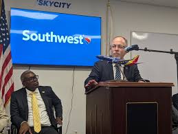 Southwest Airlines Inaugural Flight Lands in St. Thomas, Starts Nonstop Service