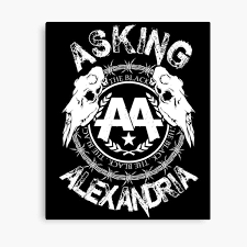Fair use act of 1976. Asking Alexandria Canvas Prints Redbubble