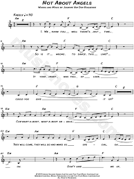 Below you can read the song lyrics of no angel by birdy, found in album fire within released by birdy in 2013. Birdy Not About Angels Sheet Music Leadsheet In C Major Download Print Sku Mn0137126