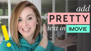 Open imovie and select file and new movie. How To Add Text To Imovie Youtube