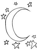 Free printable moon coloring pages moon no. Moon Coloring Pages Worksheets Teaching Resources Tpt