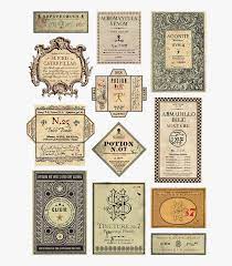 These are perfect for a harry potter or halloween potion bottle labels halloween witch poison apothecary vintage style digital download printable collage sheet tags clip art graphic images. Harry Potter Free Printable Potion Labels Png Download Harry Potter Potion Print Transparent Png Kindpng