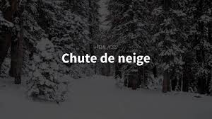 Créez vos propres images de neige avec montage photo neige qui tombe! Tutoriel Css Faire Tomber De La Neige En Css Youtube