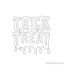 The bubbly effects give a less scary essence to the design, yet there's a slimy monster. Free Halloween Themed Printable Stencils