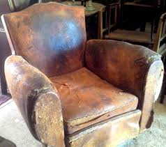 Maybe you would like to learn more about one of these? Ancien Fauteuil Club Dossier Moustache En Cuir Art Deco No Chesterfield A Restaurer