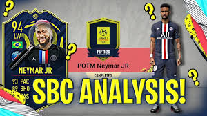Out of the 3 options available for the ligue 1, more than likely mr neymar will get it. Fifa 20 Ligue 1 Potm Neymar Sbc Analysis Youtube