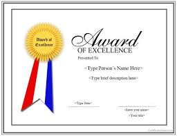 Special Certificate Award For Excellence With Ribbon Certificatestreet Com Awards Certificates Template Award Certificates Certificate Templates