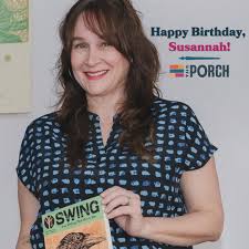 Happy belated birthday to our amazing Porch co-founder Susannah Felts! 🎉  Celebrating you is nothing short of a delight. The world is better,  brighter, and more literary with you in it! 💙📖 . #