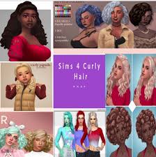 Found in tsr category 'sims 4 female hairstyles'. Sims 4 Curly Hair Anime List