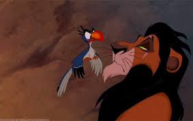 Image result for the lion king 1994 zazu and scar