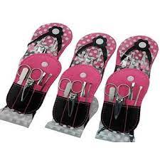 Spove Manicure Sets Nail Care Kit Party Favors Polka Dot Flip Flop Nail Clippers Manicure Kit Pedicure Set Nail Kit In Bulk Gift