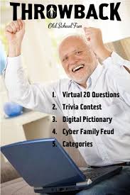 5 Team Building Games For Your Next Virtual Meeting Throwback In 2020 Team Building Games Online Games For Kids Fun Team Building Activities