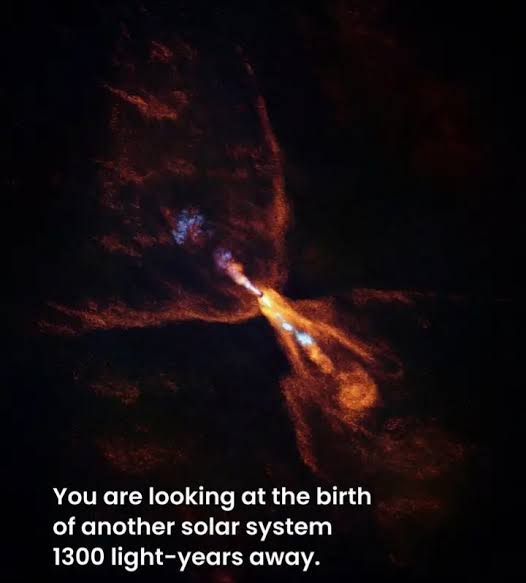 For the first time ever, scientists have captured a solar system being  born! In a stunning breakthrough, astronomers have witnessed the birth of a solar  system in real time for the first
