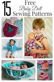 15 Free Baby Doll Sewing Patterns Sewing Doll Clothes Sewing Dolls Doll Sewing Patterns