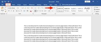 All the other breaks are listed in the page layout tab. How To Remove A Page Break In Microsoft Word