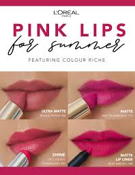 L Oreal сияющая помада для губ Color Riche Shine The Best Pink Lip Shades For Summer With L Oreal Paris Colour Riche Lipsticks Colour Riche Lipstick Summer Lipstick Lips Shades