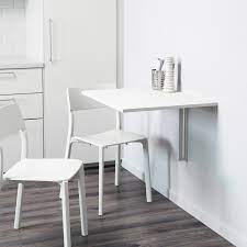 Achetez votre bureau mural rabattable ! Norberg Table Murale A Rabat Blanc Ikea