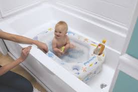 However, sometimes the baby may only dread an unpleasant experience he might have had previously, like soap getting in his eyes or his ears filling with water. Bath Time Help Easing The Transition To The Big Kid Bathtub Montgomery Ward