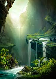 Tropical Island Fantasy Landscape Landscape Art Fantasy Art