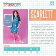 Details About Lularoe Scarlett Dress Girls Kids Nwt Girls Sizes 2 12