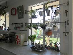 Use plants and greenery to soften the lines between in and out. Hang Your Herb Garden In Front Of Your Window Offbeat Home Life Herbs Indoors Indoor Herb Garden Hanging Herb Garden