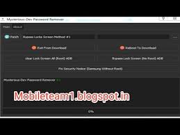 If links below don't work, please copy and paste in your browser 1. Remove Screen Lock In Frp On Oem On Mysterious Dev Password Remover Tool Youtube