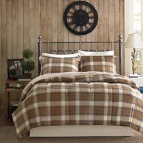 The elliot comforter set is perfect for any young man's room. Ivory Cream Plaid Comforters Sets You Ll Love In 2021 Wayfair