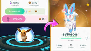 How to evolve eevee into evolutions leafeon, glaceon, umbreon, espeon, vaporeon, flareon and jolteon with these eevee names. Finally Evolve Eevee Into Sylveon Sylveon Pokemon Go Youtube