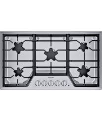 5 cooktop burners, including an 18,000 btu burner, provide greater cooking flexibility. Thermador Sgs365ts Gas Cooktop