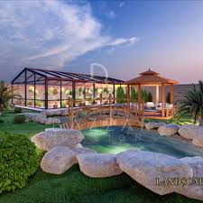 تصميم لاندسكيب16 Inspirational Backyard Landscape Designs As Seen From Above Luxury Design Design Home Office Design